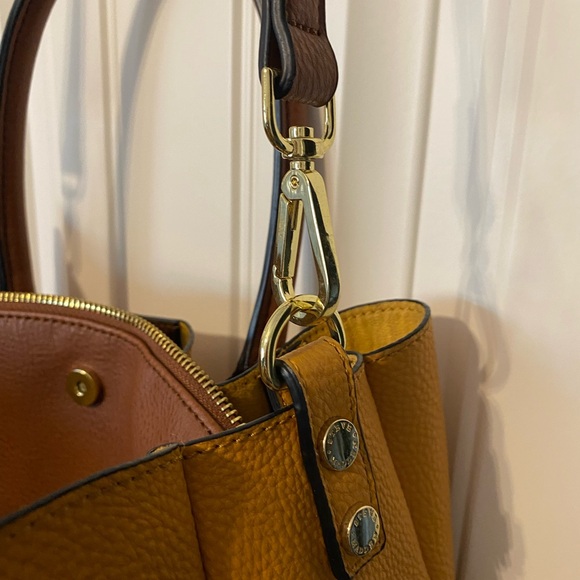 Steve Madden Yellow/Brown Hand Bag Mustard - Picture 4 of 9